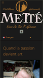 Mobile Screenshot of distillerie-mette.com